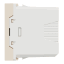 USB charger 1module - Beige