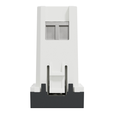 USB 2.0 connector charger 1module - Black