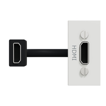 نيو يونيكا -بريزة HDMI-ابيض
