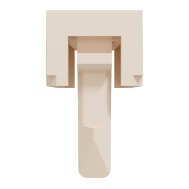 Tapa ciega 1/2 mod. Beige - Beige