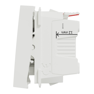 Pushbutton Bell location lamp 10A 2mod - white