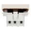 Schneider Electric One-way switch 10A 2modules - Beige