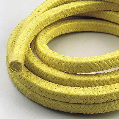 ARAMID FIBER IMPREGNATED WITH PTFE BRAIDED PACKING STYLE 2500 Size  6 X 6 Mm DEMINAS®