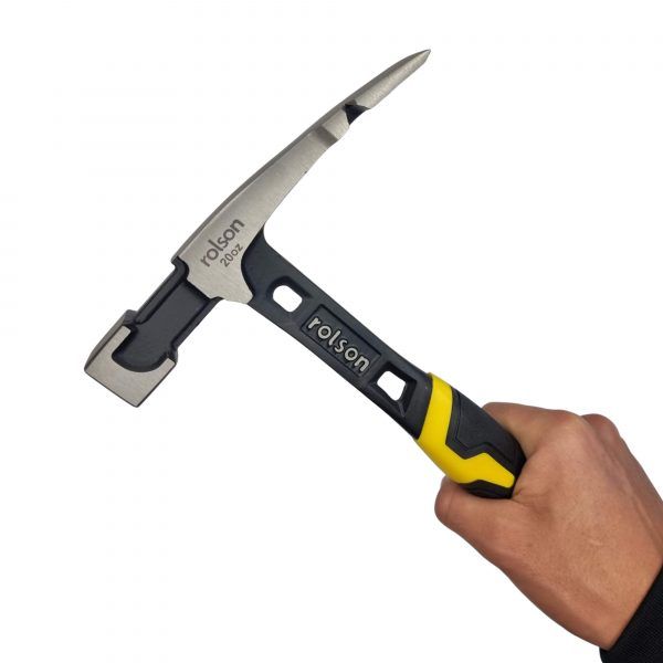 Brick Hammer One Piece 20 Oz with non slip grip Rolson