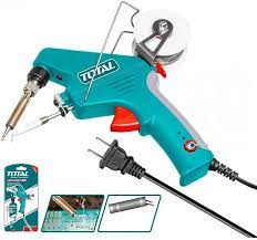 TOTAL Soldering Iron With Solder Feeder 90 Watt