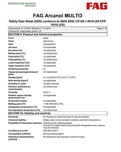FAG MULTI3-1KG-E25B Arcanol Grease