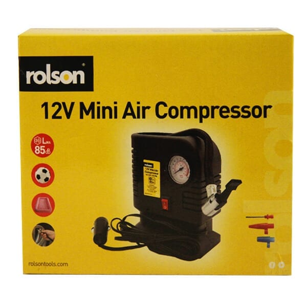 Mini Air Compressor 250psi 12v rolson