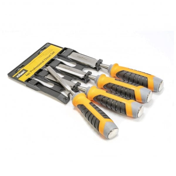 Wood Chisel Set Pro CrV 4pc (10,16,19,25mm) rolson
