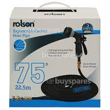 Expandable Hose Pipe 75ft With HD Spray Gun Rolson