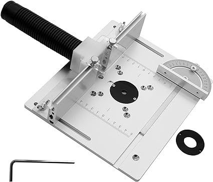 Aluminum Alloy Small Router Table Insert Plate 200mm* 240mm