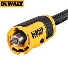 DEWALT Right Angle Drill Adaptor FlexTorq 4-in-1 System Compact Straight Flexible Shaft 12-Inch