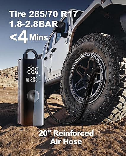 Digital Portable Air Compressor 12V 150PSI 7800mAh