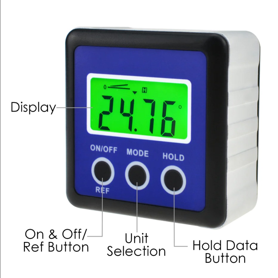 Digital Angle Gauge Protractor Inclinometer Bevel Box