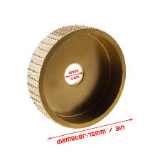 Round Wood Angle Grinding Wheel Sanding Carving  For Angle Grinder Tungsten Carbide 75mm