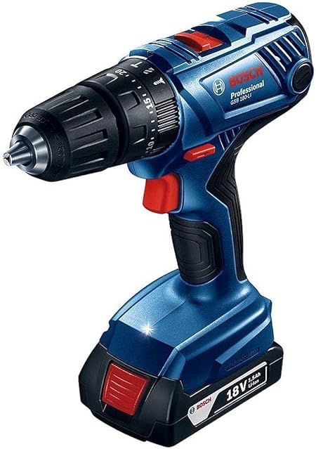 Bosch Gsb 180-li Impact Cordless Drill 18 V one battery and charger