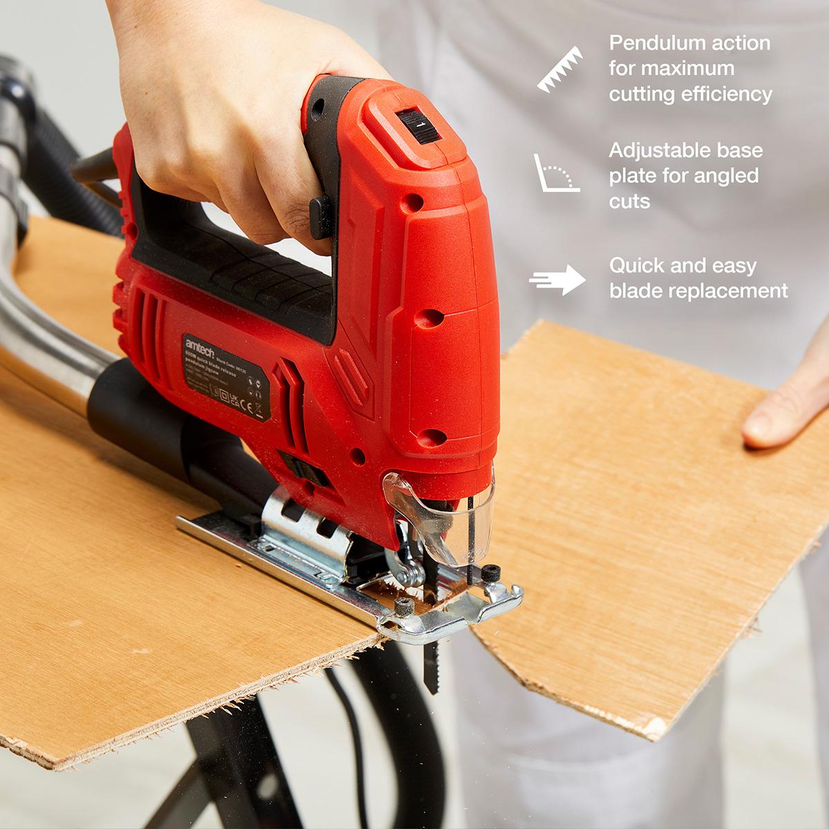 230V 600W Pendulum jigsaw with quick blade release