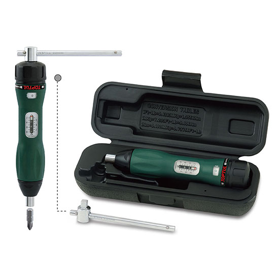 Drive Torque Screwdriver Set 1/4" Hex  2PCS TopTul