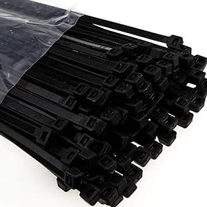 طقم شريط رباط اسلاك اسود 300 * 4.8 مم 60قطعة amtech