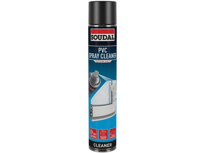 Soudal PVCu Aerosol Spray Cleaner - CLEAR (750ml)