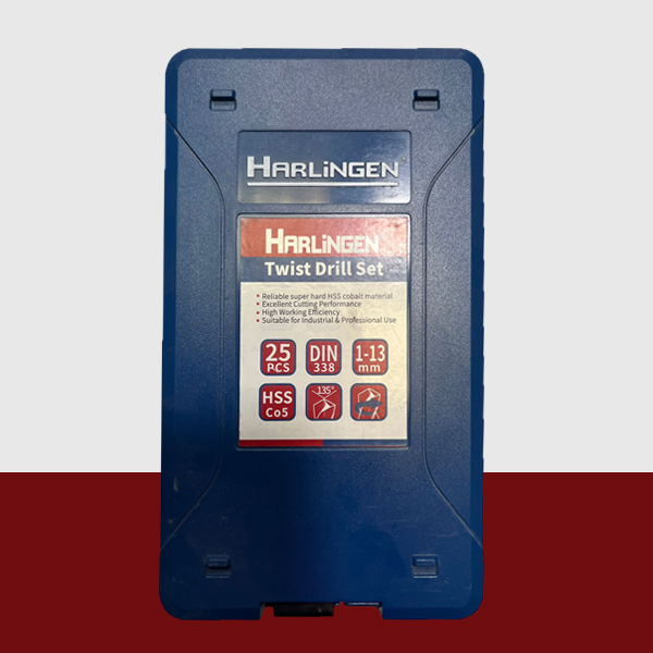 طقم بنط كوبالت 1 - 13 مم 25 قطعه HSS - Co 5% Fully Ground