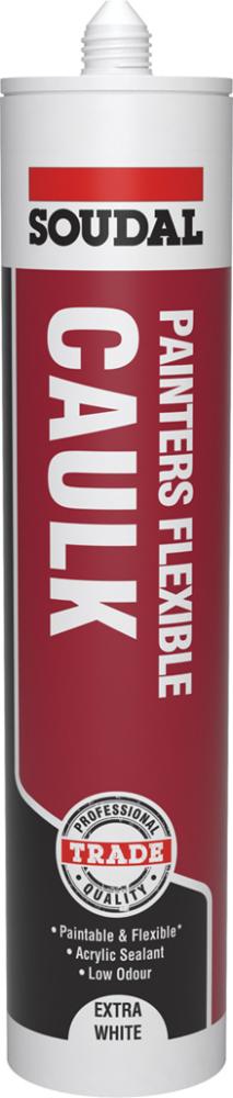 Soudal Decorators Caulk Extra - WHITE (290ml)
