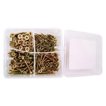 500 assorted wood screw set