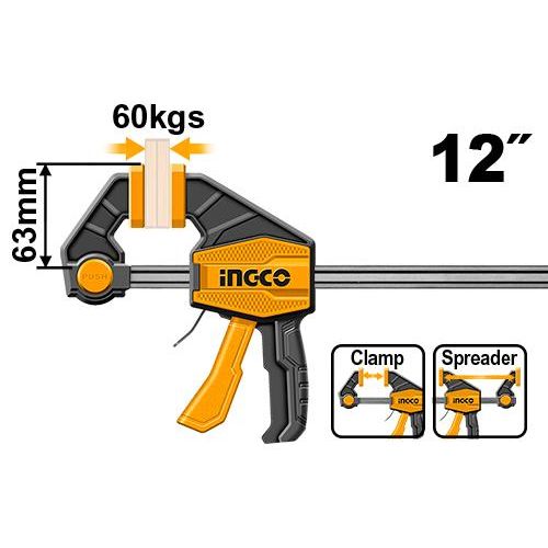Ingco Ratchet Clamp 12 " heavy Duty