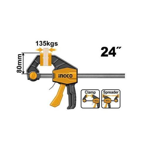 Ingco Quick Bar Clamp 24" Heavy Duty