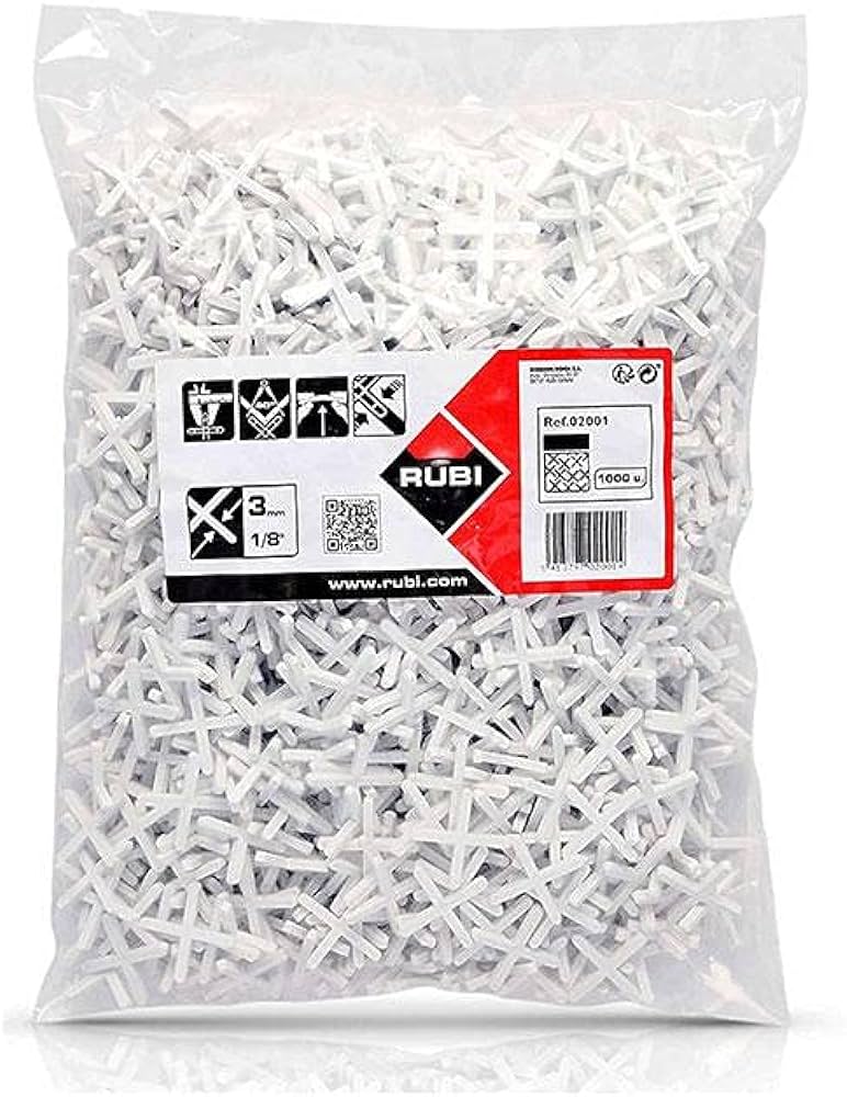 Tile Spacer 3mm 1000pcs RUBI 02001