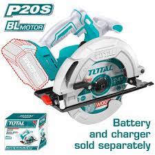 TOTAL Brushless Circular Saw 20V 185mm Without Battery And Charger