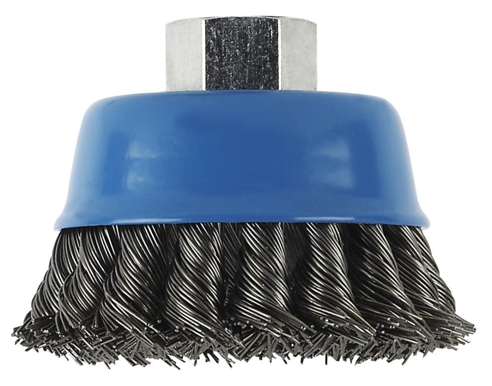 Bosch 2609256503 75 Mm M14 Wire Cup Brush Knotted Wire (Brass-coated)