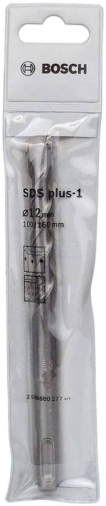 Bosch Professional SDS Plus -1 Hammer Drill Bit With Diameter 12mm & Working Length 100mm