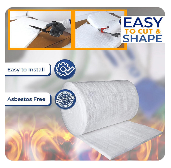 Ceramic Fiber Blanket Density 128 kg/m3