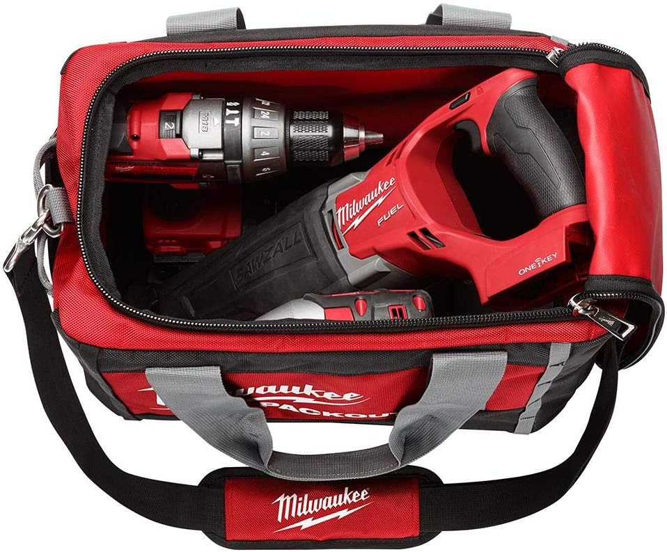 PACKOUT BALISTIC NAILON BAG | MILWAUKEE |  DE 50CM | GREAT STORAGE CAPACITY | PADDED BELT TOP AND SIDE HANDLES | DURABLE |