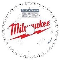 MILWAUKEE CIRCULAR SAW BLADE 190MM-30MM-24T PTFE COATING