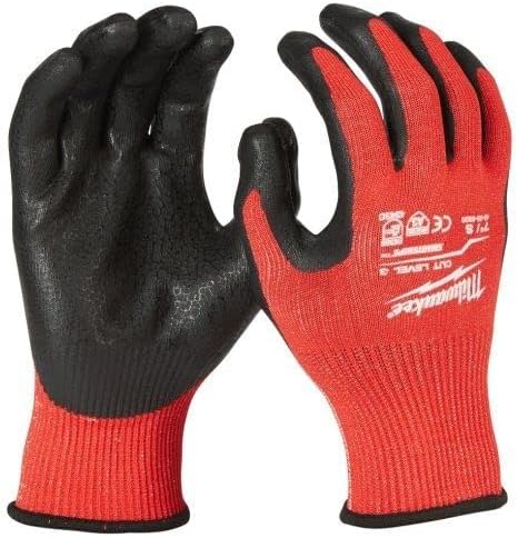 MILWAUKEE CUT LEVEL 3C DIPPED GLOVES SIZE LARGE