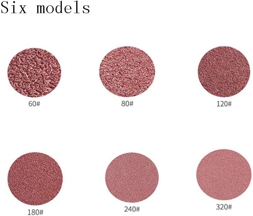 5" Paper Sanding Discs - 60-10 Pcs - No Hole Sanding Discs With Aluminum Oxide Adhesive Tape, Random Round Sanding Discs For Woodworking - Automotive