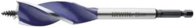 Irwin 6X-Speed Blue Groove Wood Drill Bit 22mm