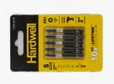 Screwdriver Bit Set 5 Pcs 2" Hardwell