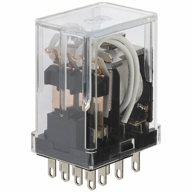 Relays 110/120VAC 7A DPDT (27.2mm 20.8mm 35.2mm) Plug-In General Purpose Relay