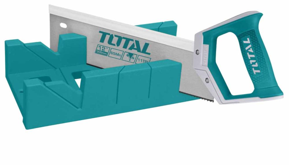TOTAL MITRE BOX AND BACK SAW 300mm