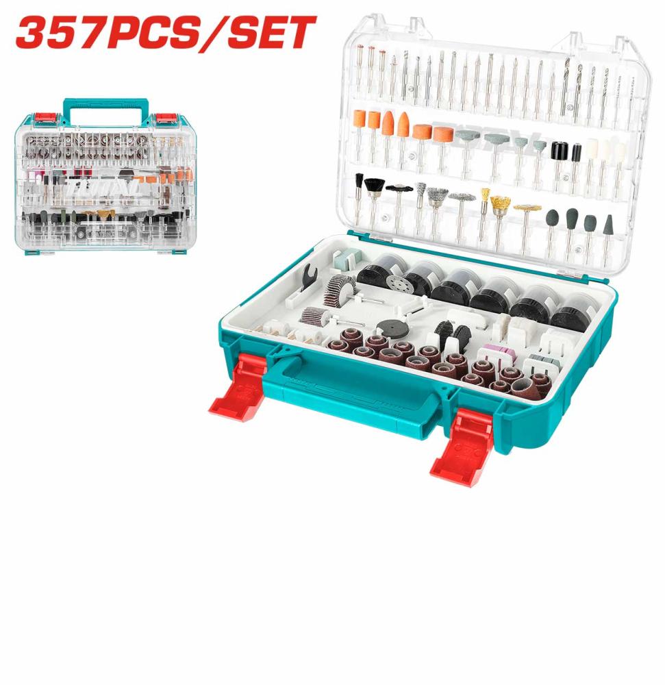 TOTAL 357pcs ACCESSORIES OF MINI DRILL (TACSD13571)