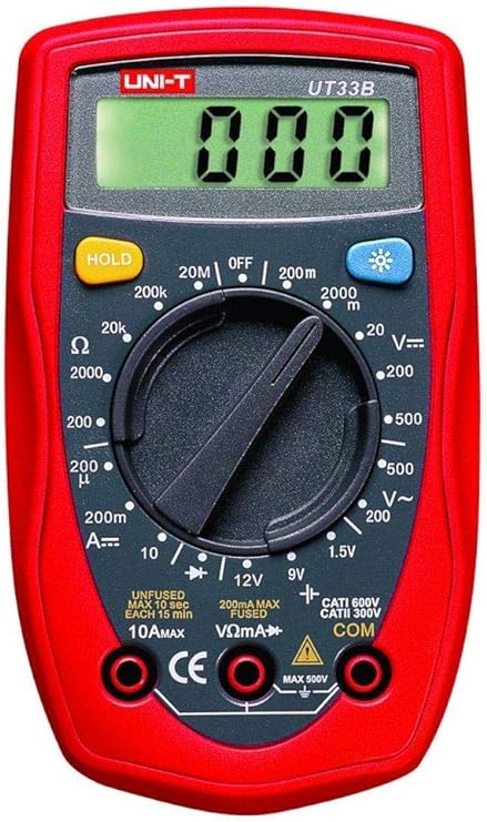 Handheld Palm-Size LCD Digital Multimeter AC DC OHM Volt Tester Meter