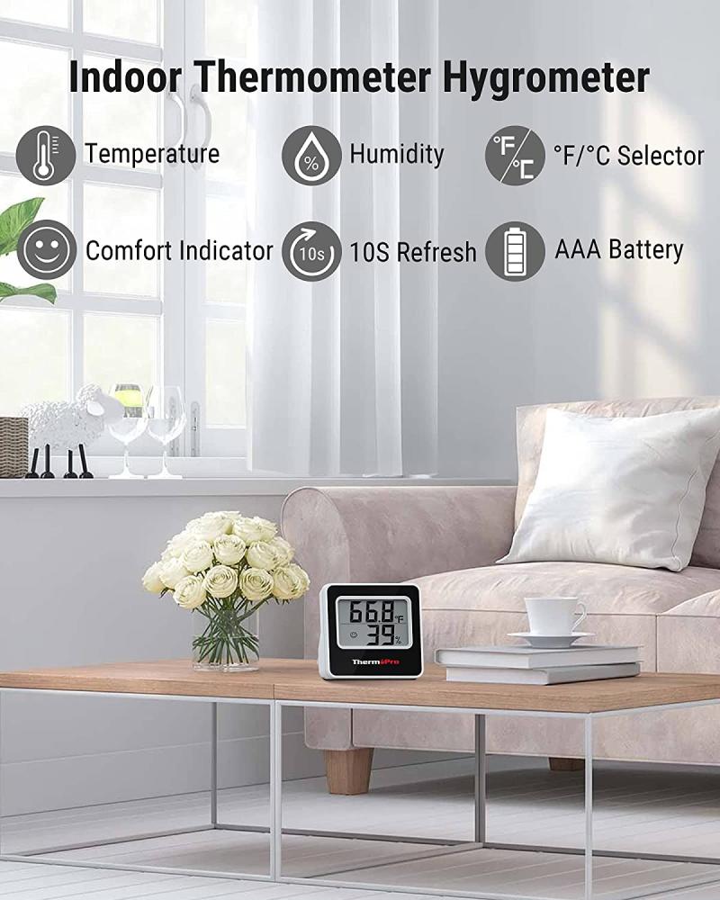 ThermoPro TP157 مقياس الحرارة الرقمي للرطوبة في الأماكن المغلقة