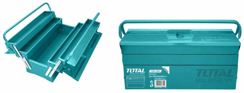 TOTAL METAL TOOLS BOX 3 LAYERS