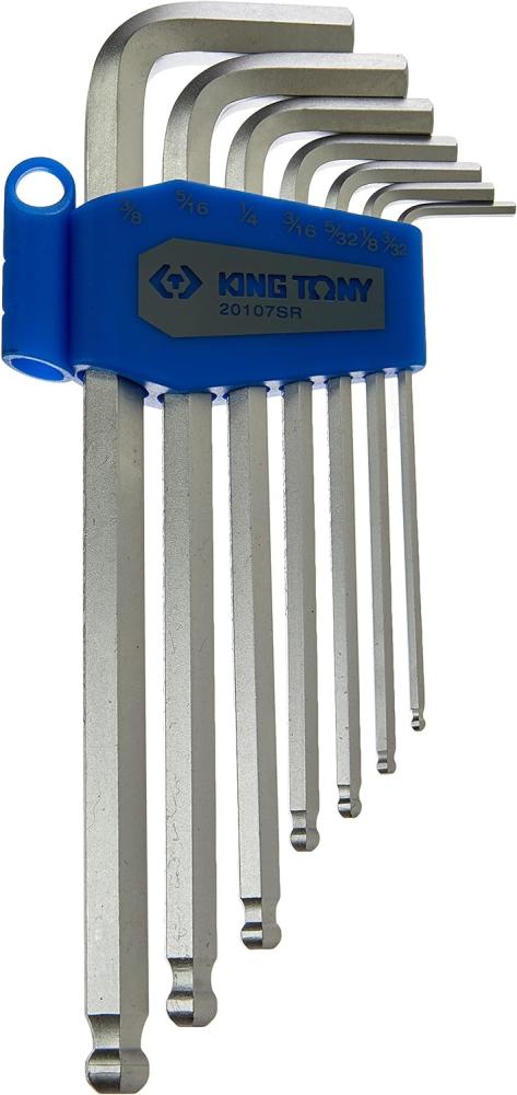 King Tony Ball Hex Key Set 7-Piece 3/32 : 3/8