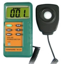 Tenmars Solar Power Meter 2000W/m², 634 BUT/(ft²*h)