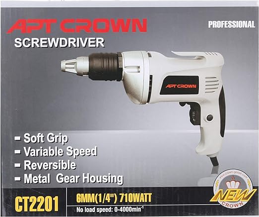 مفك الكترونى من كراون 6 مم ، 710 وات