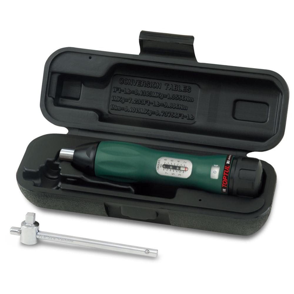 Drive Torque Screwdriver Set 1/4" Hex  2PCS TopTul