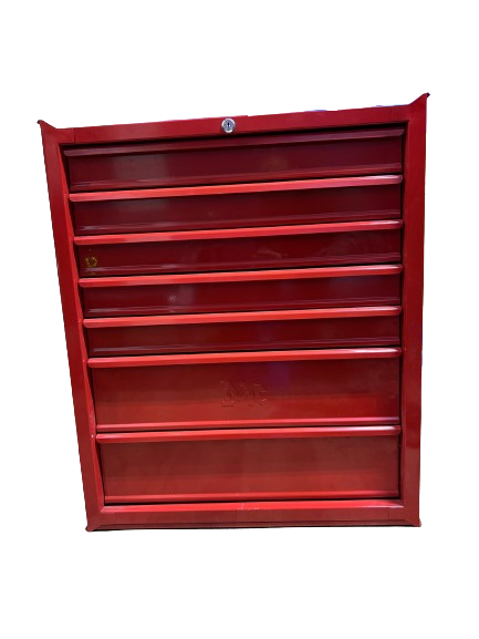 Tool Trolley 7 Drawers Heavy Duty Colored: Red